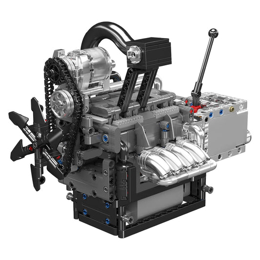Motorized Rotary Engine | 1129pcs
