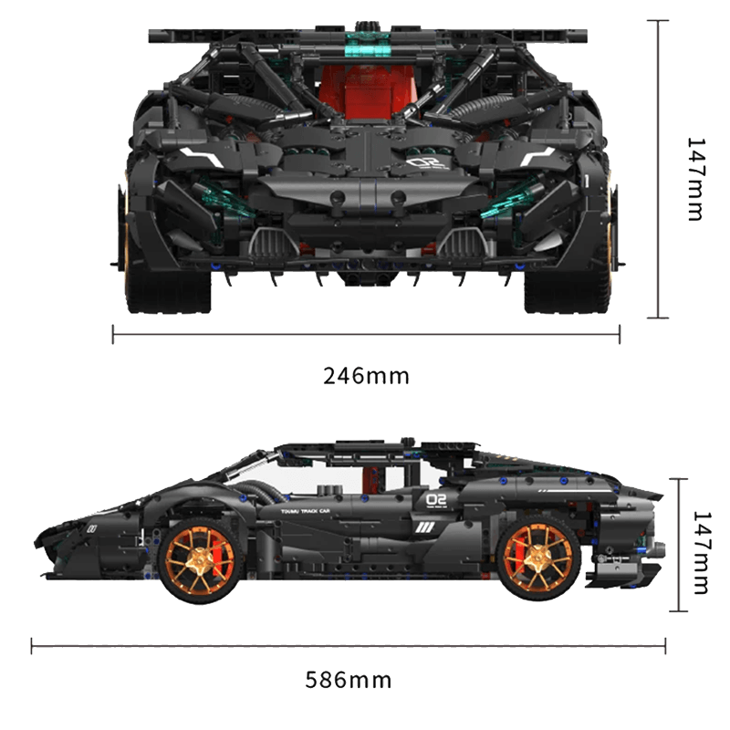Black Bull SV Concept Remote Control | 3519pcs