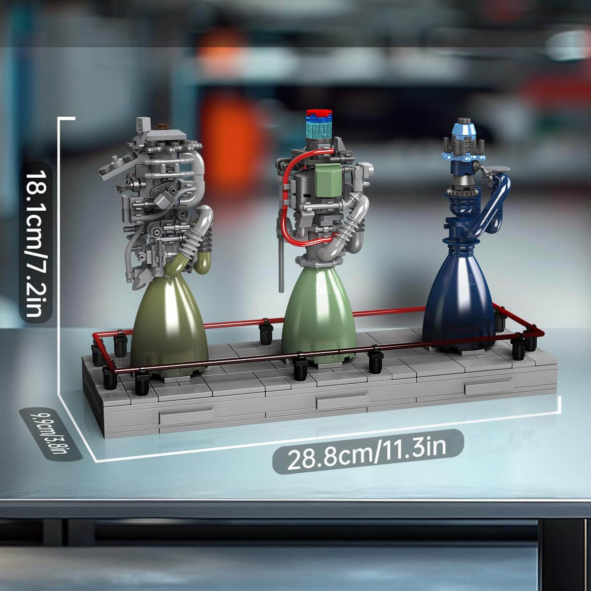 Methalox Rocket Engine Display | 495pcs