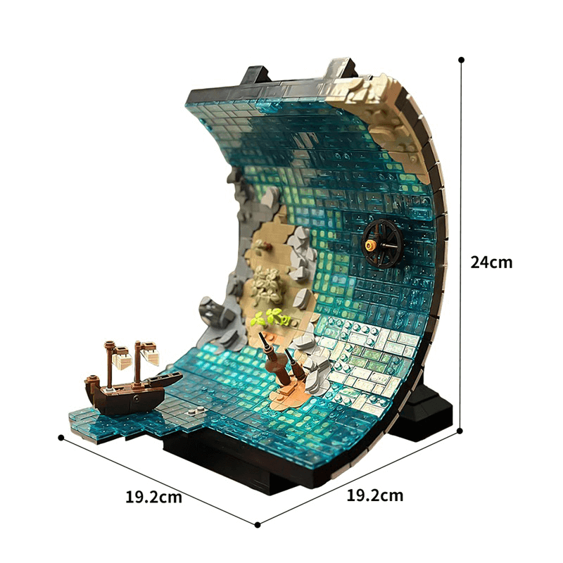 Perpetual Sailing Sculpture | 1271pcs