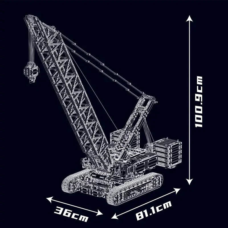 Wacker 16000 Crawler Crane Technic | 4494pcs
