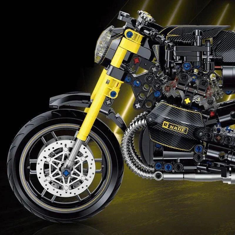 Retro Cafe Racer Concept | 617pcs