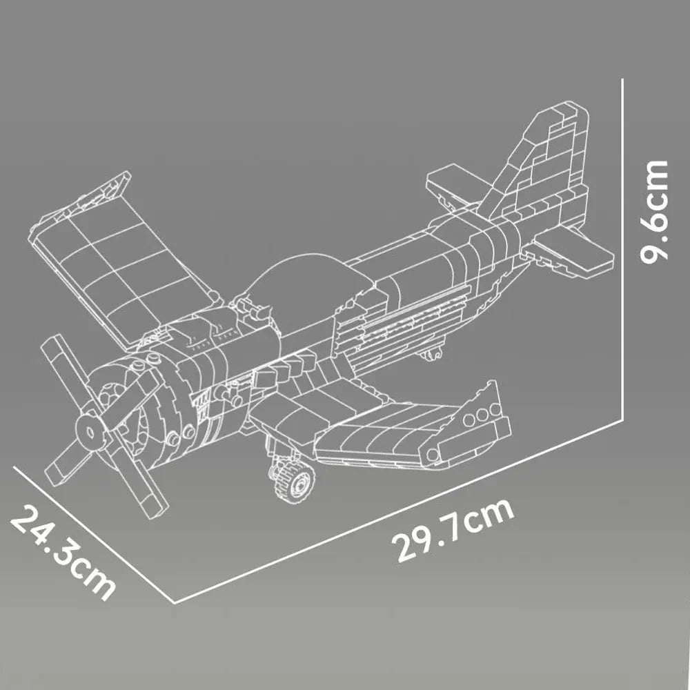 Brazilian Propeller-Driven Racing Aircraft | 562pcs