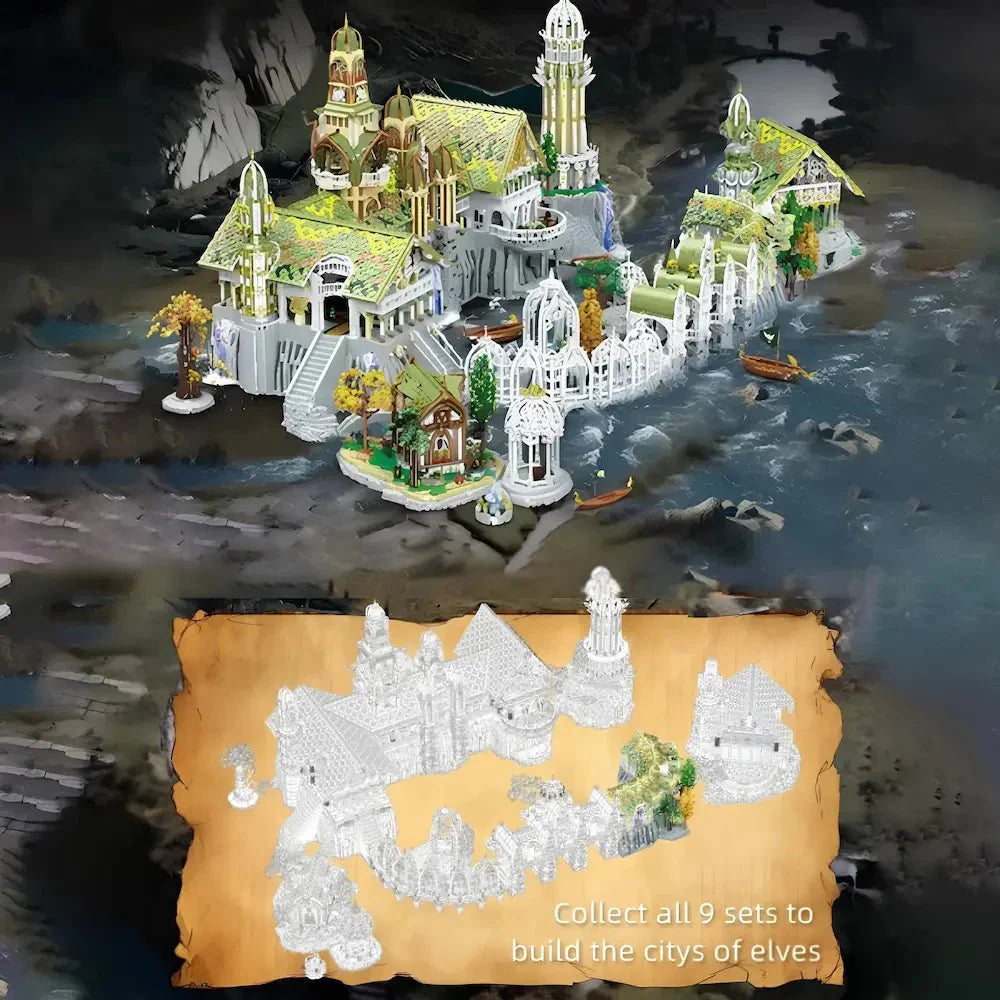 Elven Mountain Sanctuary | 37897pcs