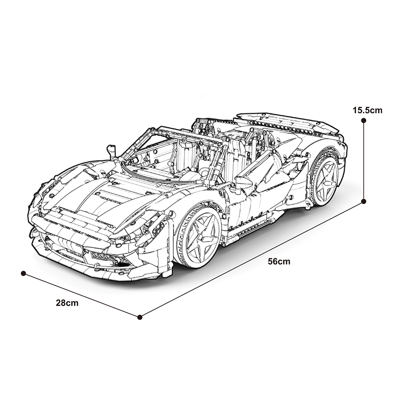 Italian F8 Spider | 3780pcs