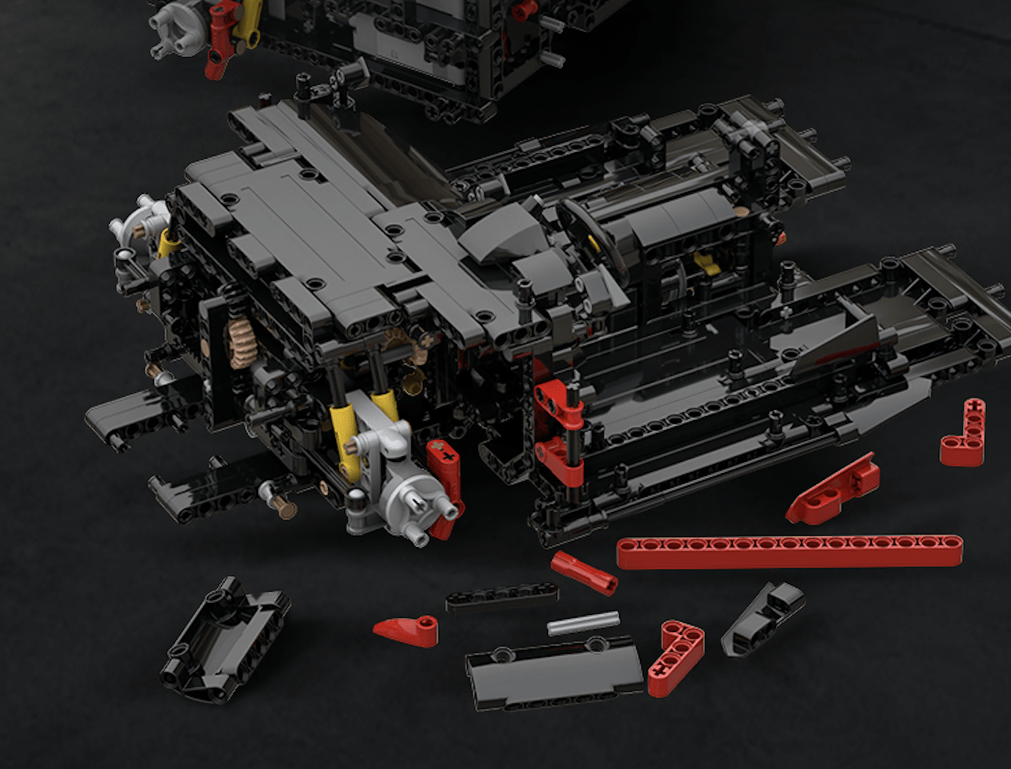 V8 488 Italian Supercar Red | 3187pcs