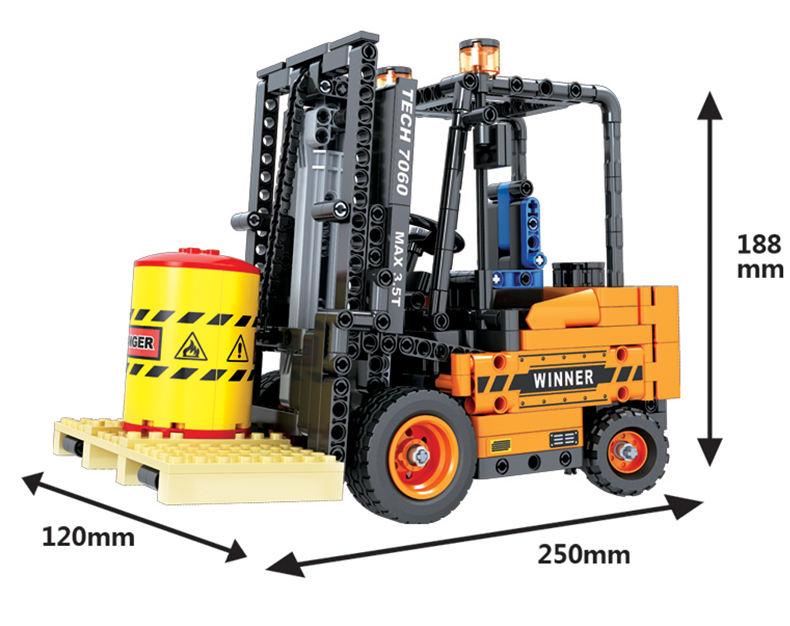 Warehouse Forklift Model | 660pcs