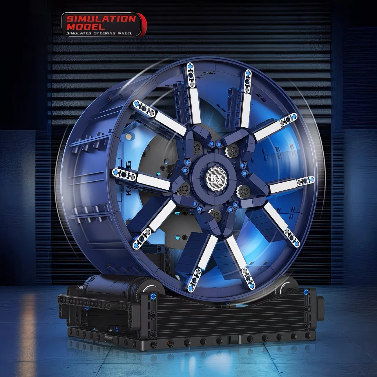 French W16 Hypercar Wheel Display | 1050pcs
