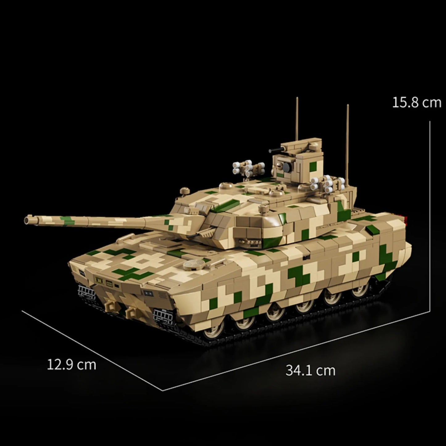 Type 100 Battle Tank | 2222 Pcs