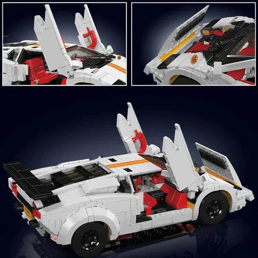 RC Retro Wedge Supercar | 1383pcs