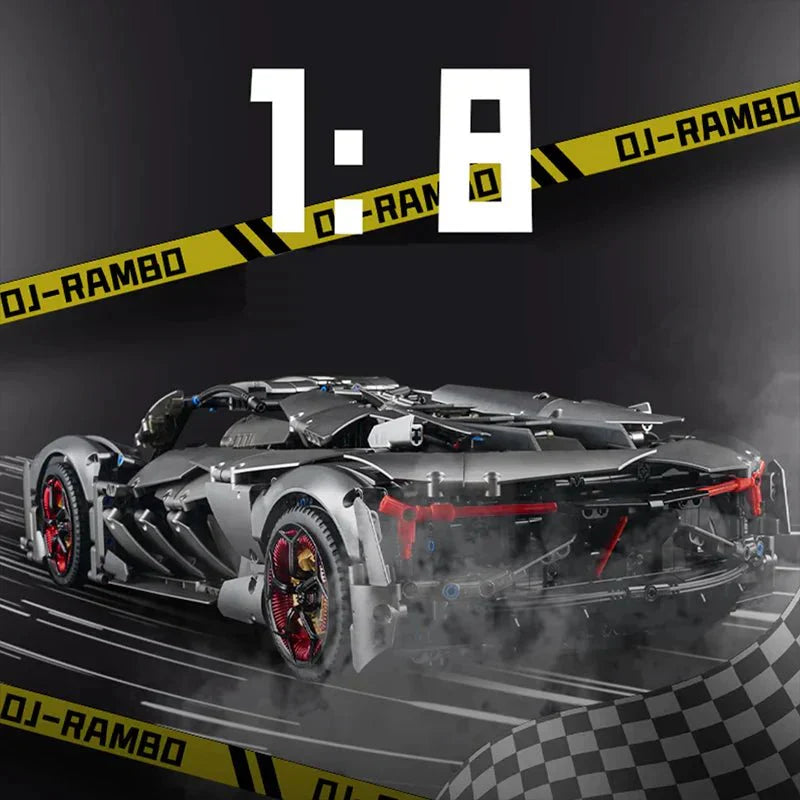 Futuristic Electric Hypercar Concept | 3357pcs