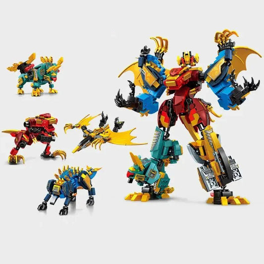 Mecha Deformation Dinosaur Transformation | 850pcs