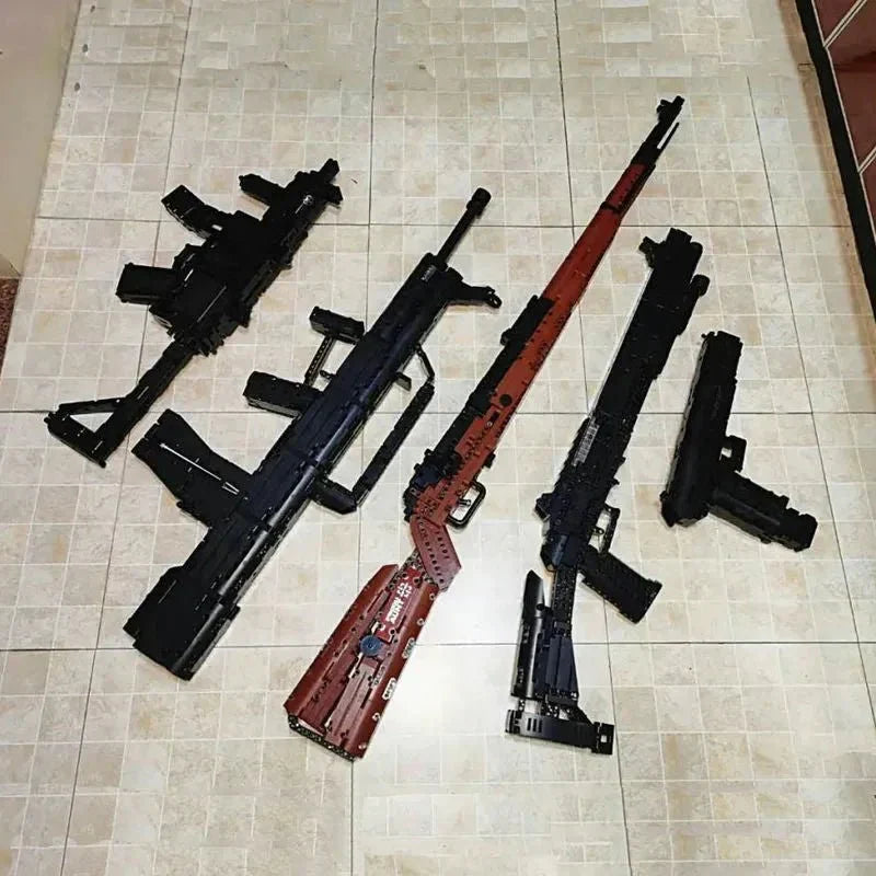 Military Motorized MP5 SMG | 796pcs