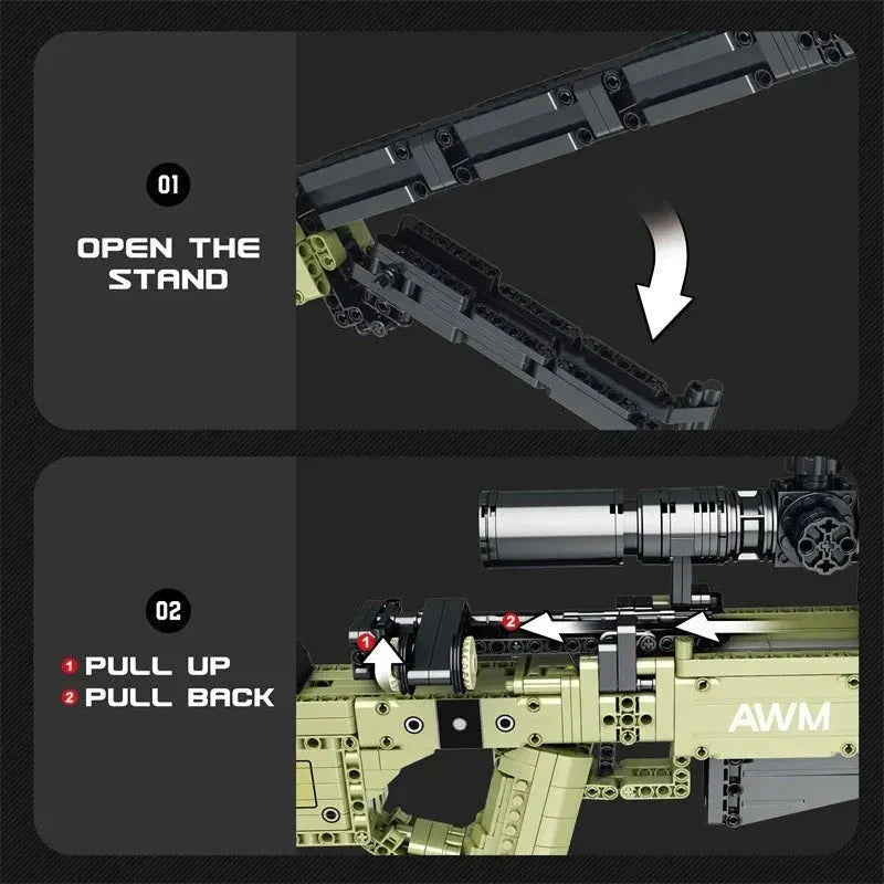 Military Super Magnum AWM | 1336pcs