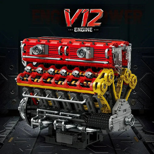 Naturally Aspired V12 Engine | 4719pcs