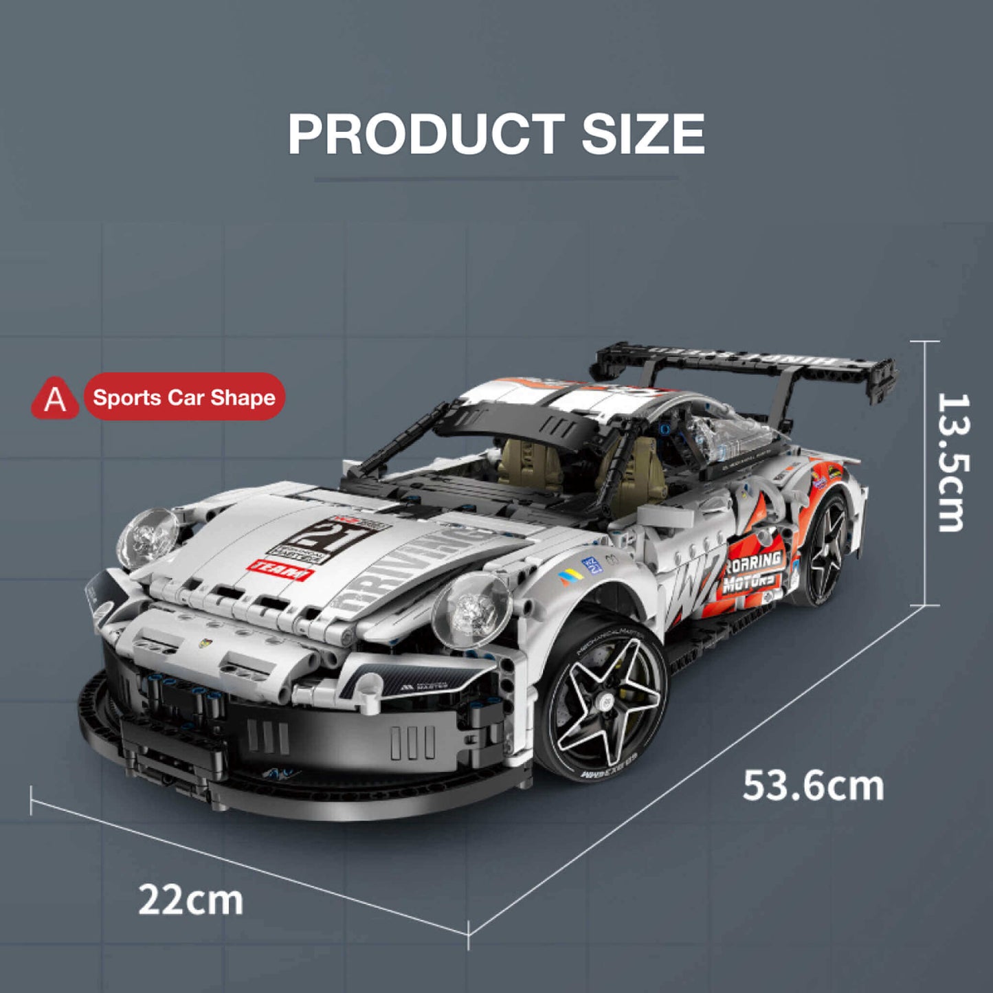2-in-1 Transforming Sports Coupe | 1864pcs
