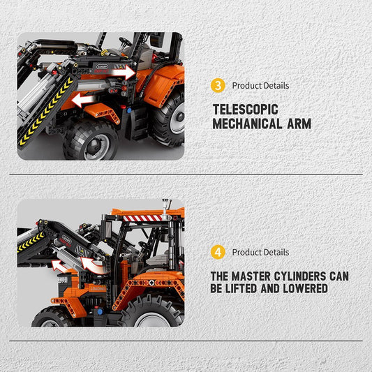Remote Controlled Loading Tractor | 1496pcs