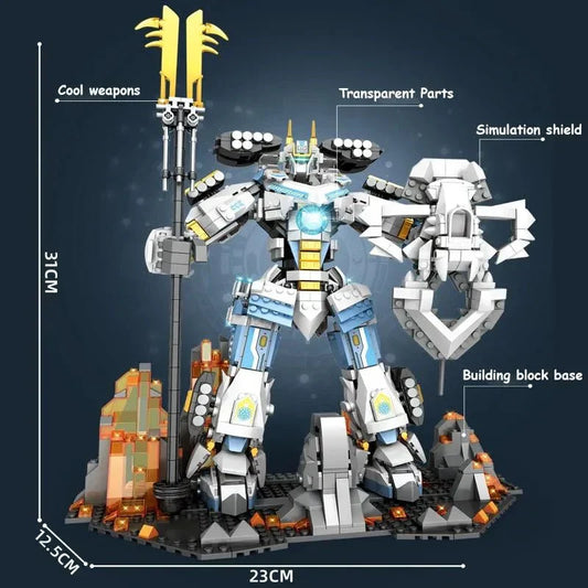 Samurai Titan Warrior Mecha | 1588pcs