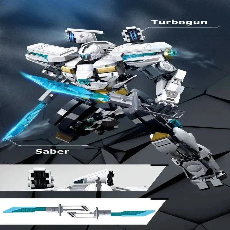 Super Transforming Mecha Robot Warrior Bricks Toy | 561pcs