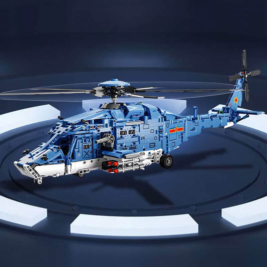 Tactical Gunship Helicopter | 1710pcs