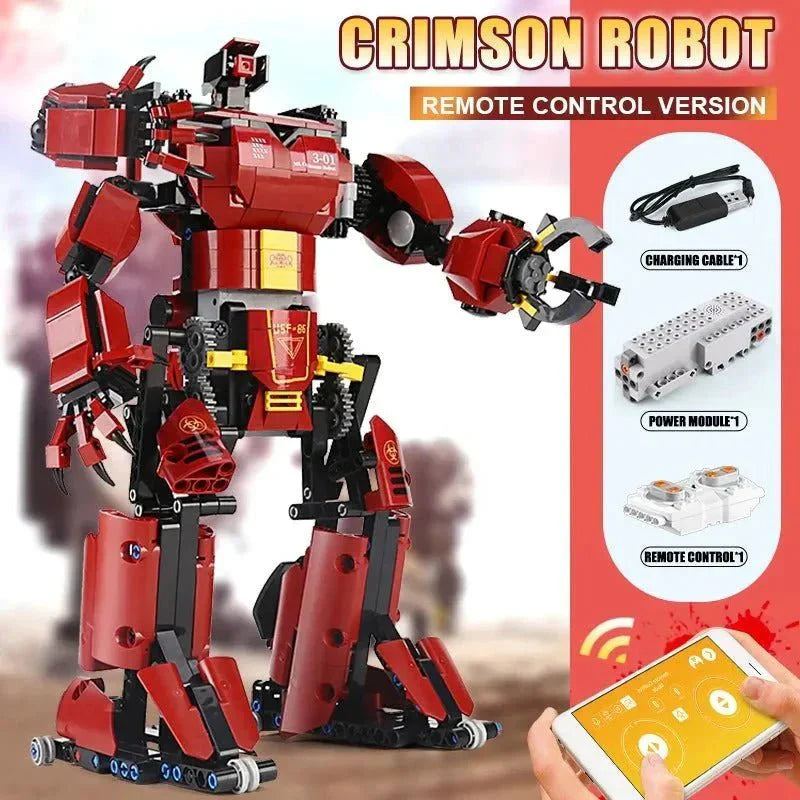 Tech RC Motorized Crimson Beast Robot Bricks Toy 15 | 038 | 636pcs