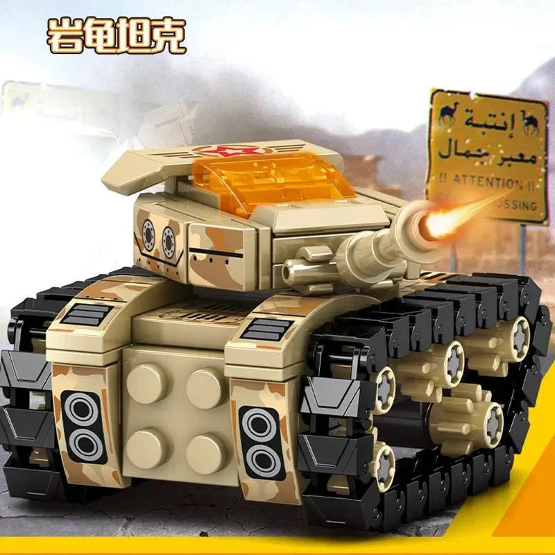 Transformers Mechanical Robot Tank Fighter Bricks Toy | 894pcs