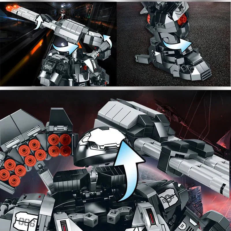 Transforming Super Heroes Steel Mecha Robot Bricks Toy | 1418pcs