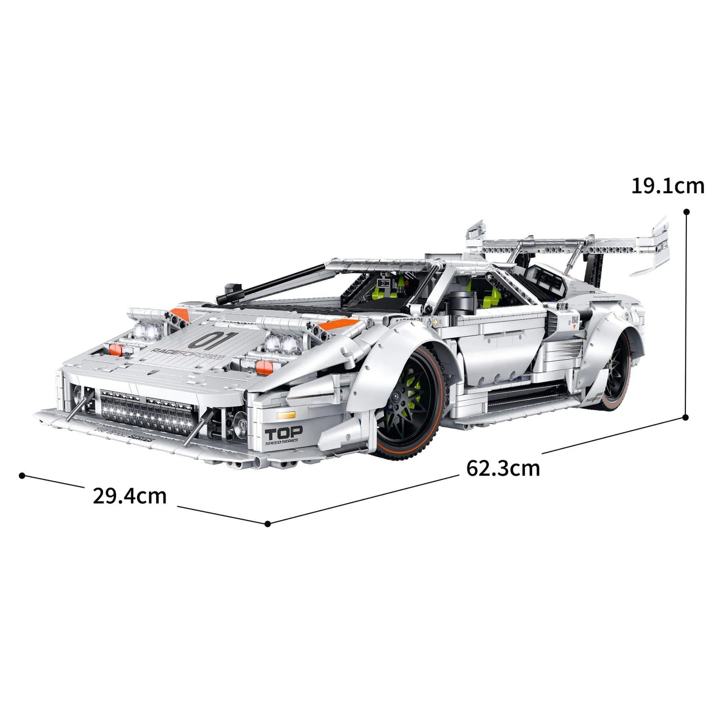 Twin-Turbo LP5000 Supercar | 3969pcs