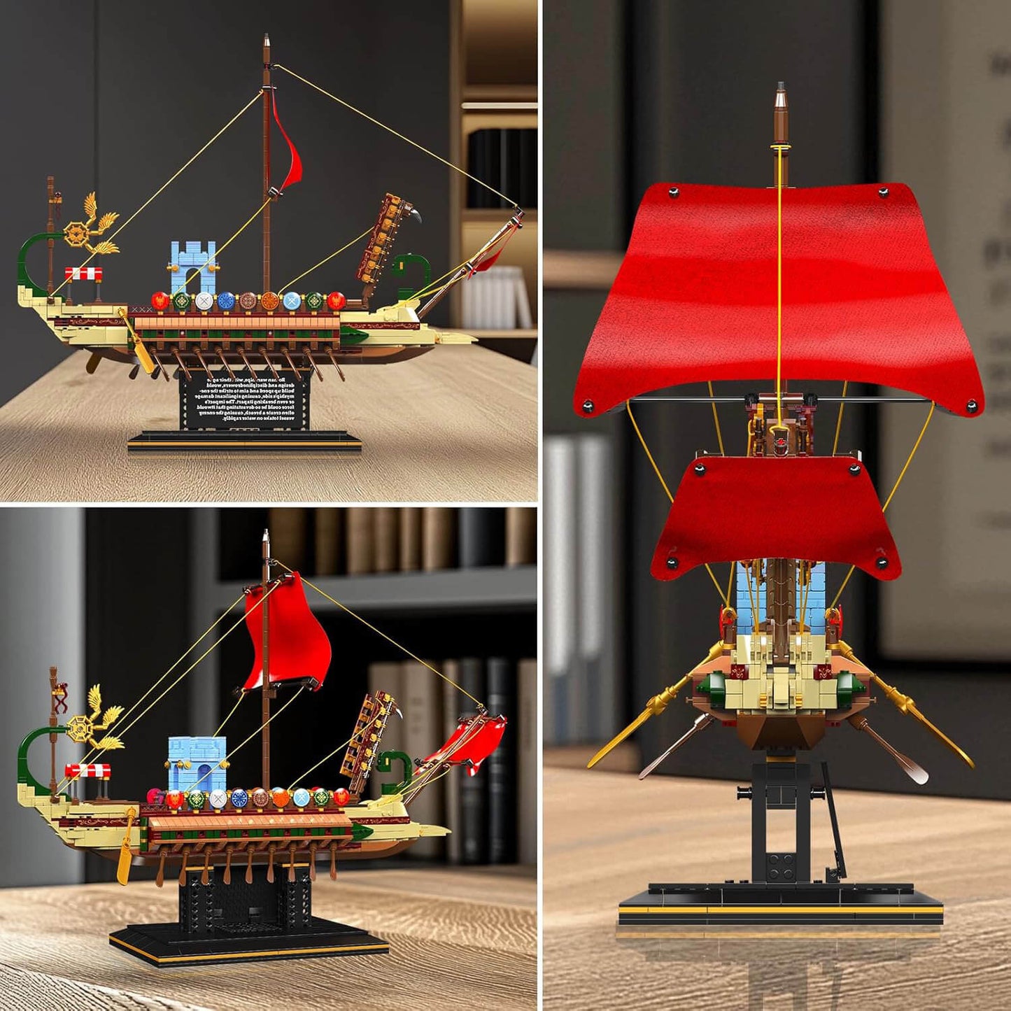Viking Longship War Raider | 1465pcs