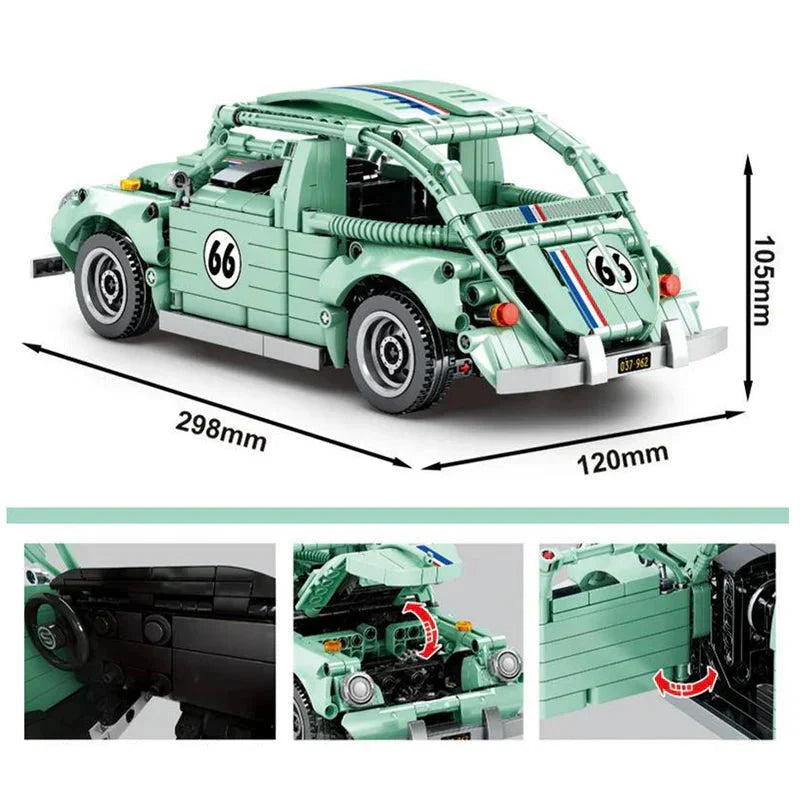 Retro Beetle Coupe | 854pcs