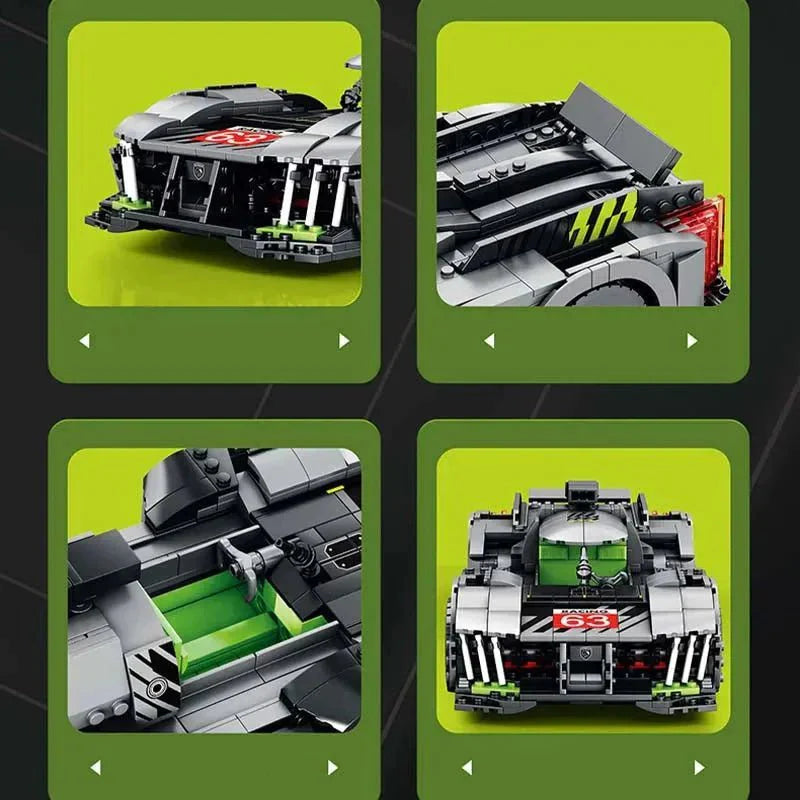 Wingless Hybrid 9x8 Le Mans Racer | 1338pcs