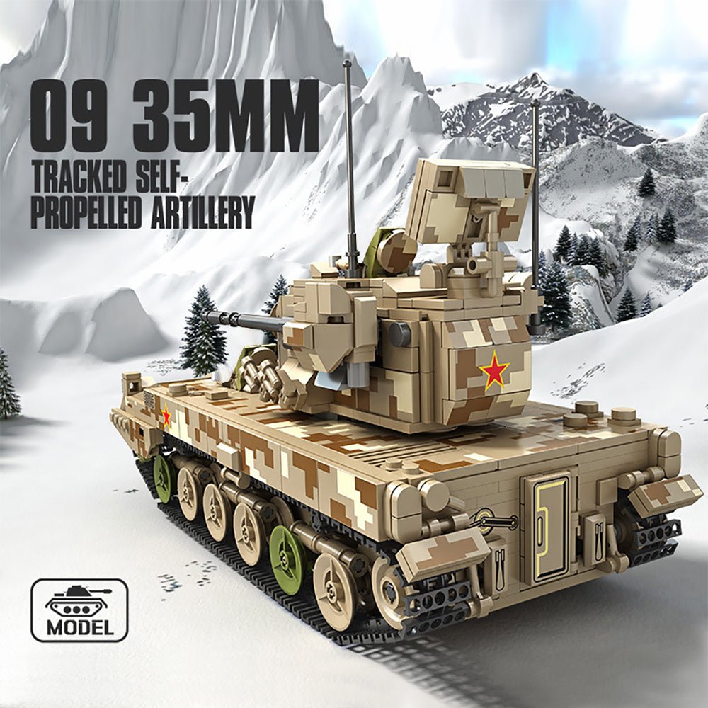 09 Type 35mm Tracked Self Propelled Anti Aircraft Artillery