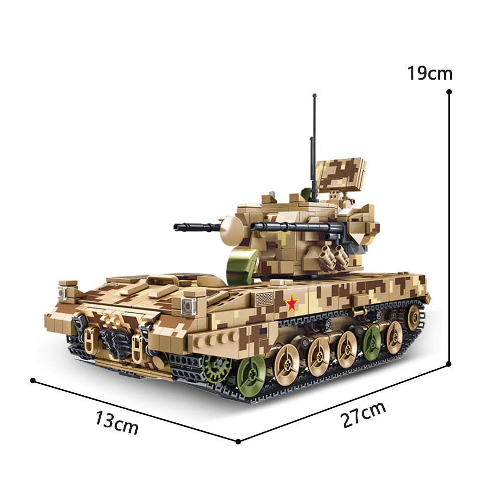 09 Type 35mm Tracked Self Propelled Anti Aircraft Artillery