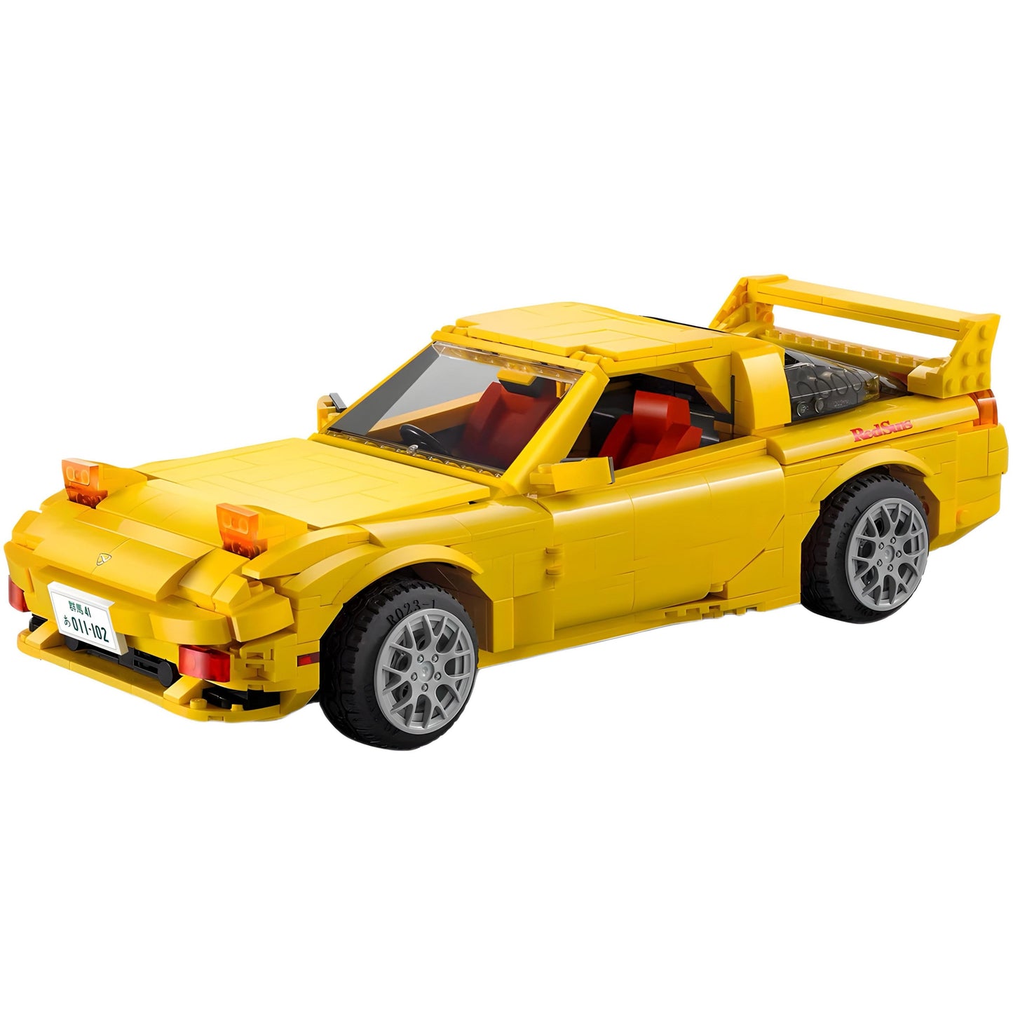 Initial D FD3S RX-7 JDM Building Blocks Car – 1,655 pieces – JDM collector car replica