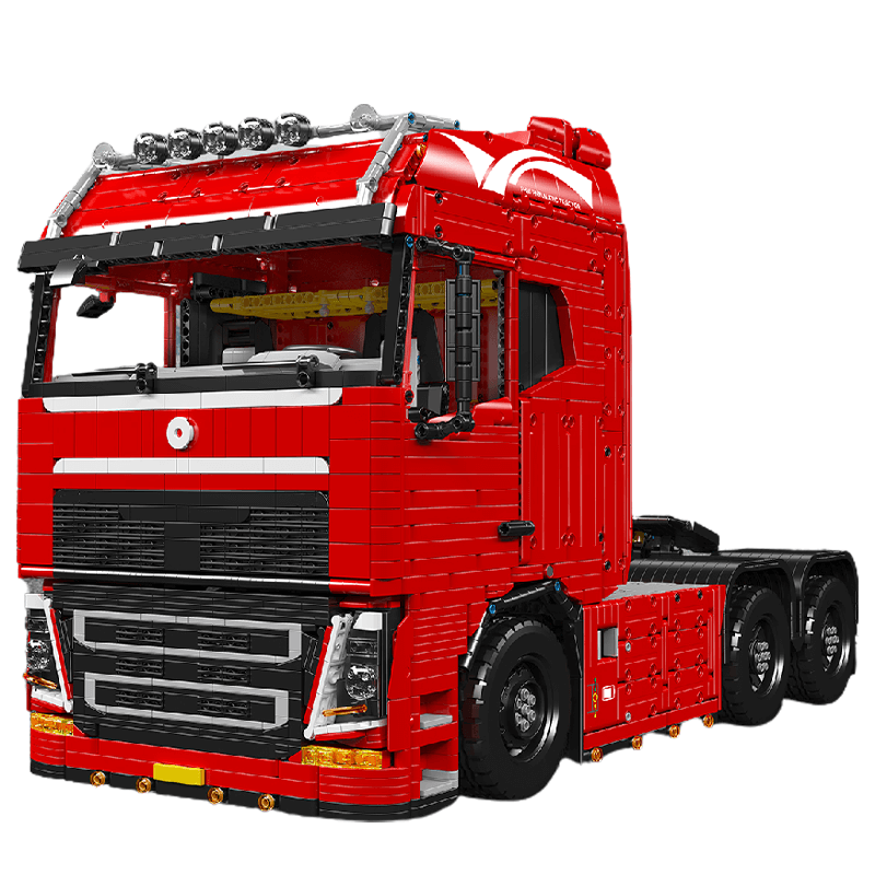 EU Truck With Trailer Remote Control Building Blocks Kit