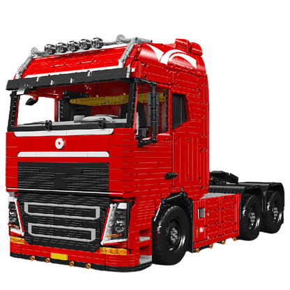 EU Truck With Trailer Remote Control Building Blocks Kit