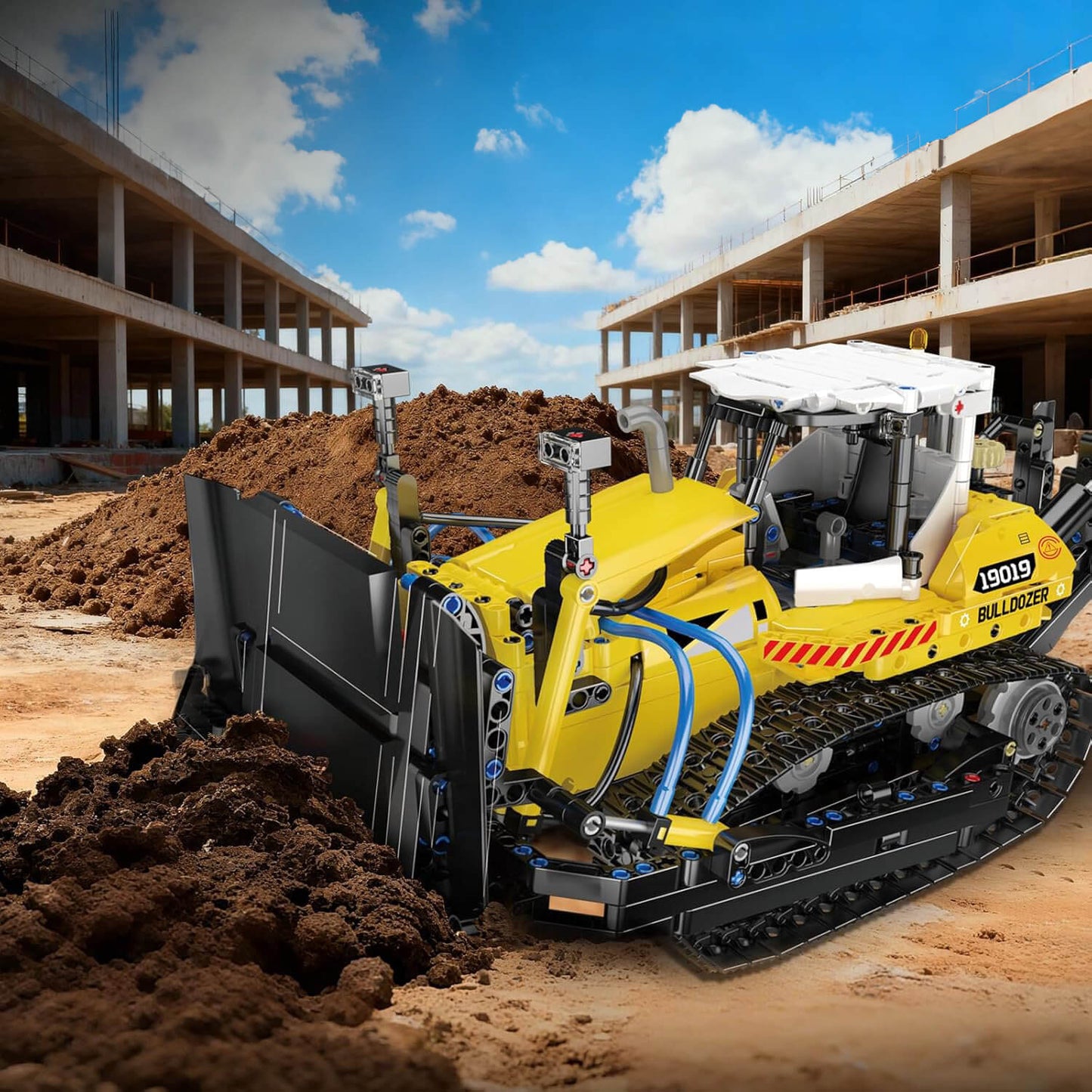 Professional Pneumatic Bulldozer | 1199pcs