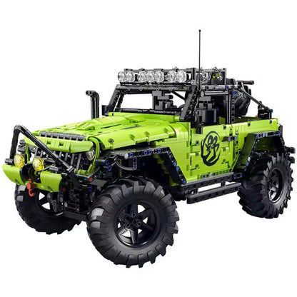 RC All-Terrain Rubicon Vehicle Building Blocks Car – 2,342 pieces – collector-grade vehicle replica