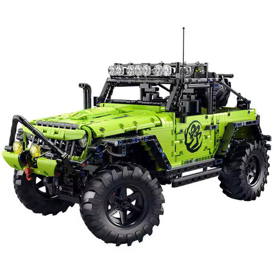 RC All-Terrain Rubicon Vehicle Building Blocks Car – 2,342 pieces – collector-grade vehicle replica