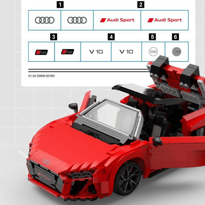 Audi R8 Spyder | 1439pcs