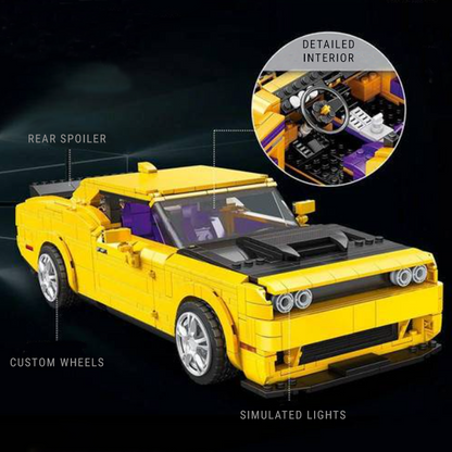Powerful American Muscle Car | 1739pcs