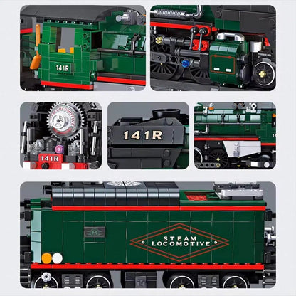 141 R French Steam Locomotive | 1781pcs