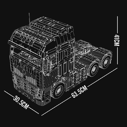 EU Truck With Trailer Remote Control | 8006pcs