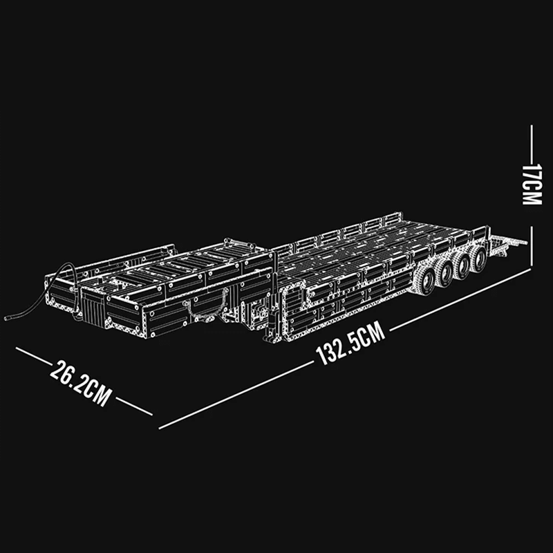 EU Truck With Trailer Remote Control | 8006pcs