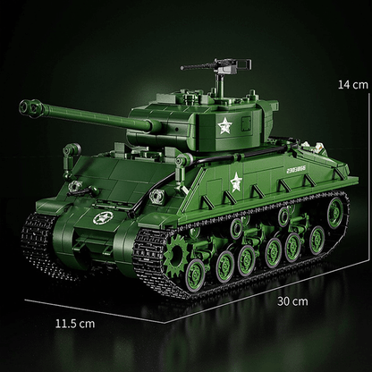 M4 Sherman Battle Tank | 1681pcs