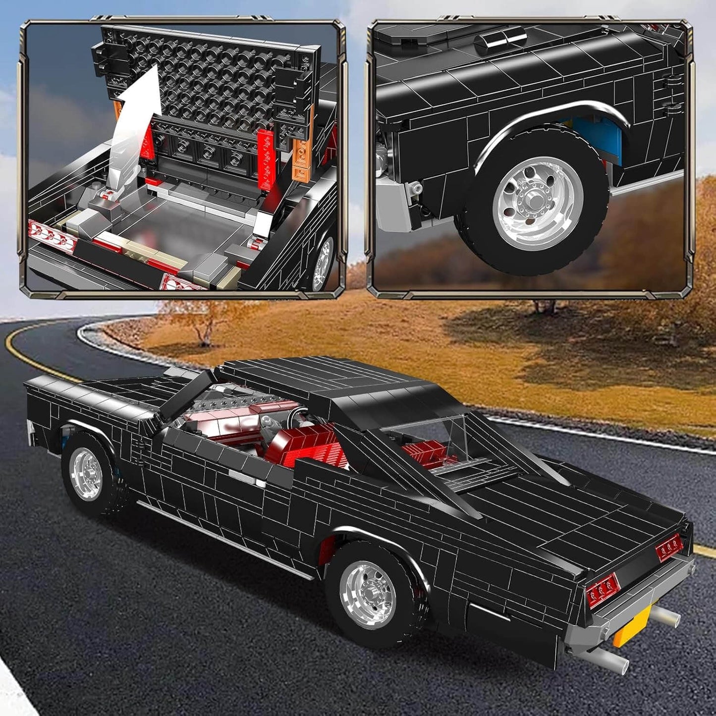 1960s American V8 Cruiser | 1562pcs