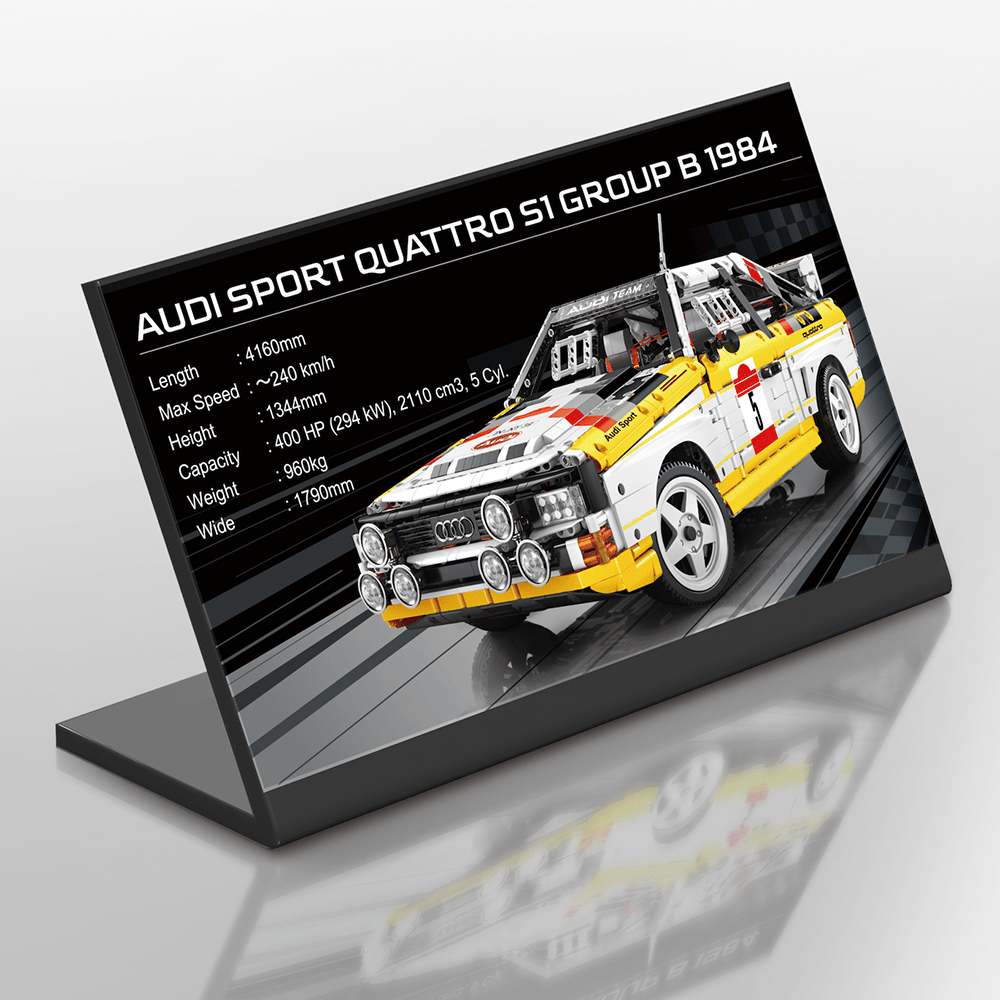 Audi Rally Quattro Group B 1984 | 3886pcs