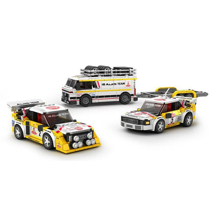 1985 Group B Rally Champion Classic Car Building Blocks – 1,362 pieces – collector-grade vehicle replica
