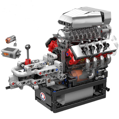 Iconic V8 Supercharged Engine | 854pcs
