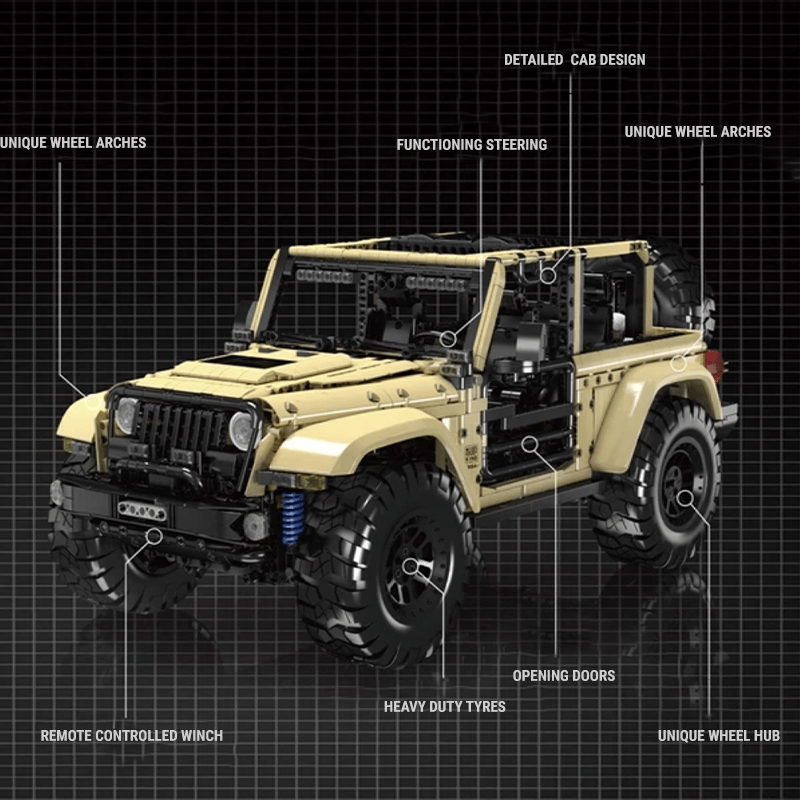 All-Terrain Wrangler Sahara 4x4 | 3620pcs